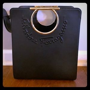 Salvatore Ferragamo bag with zipper pouch